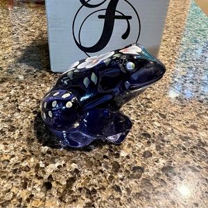 Fenton Amethyst Carnival Frog